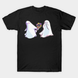 Cute Ghost Couple T-Shirt